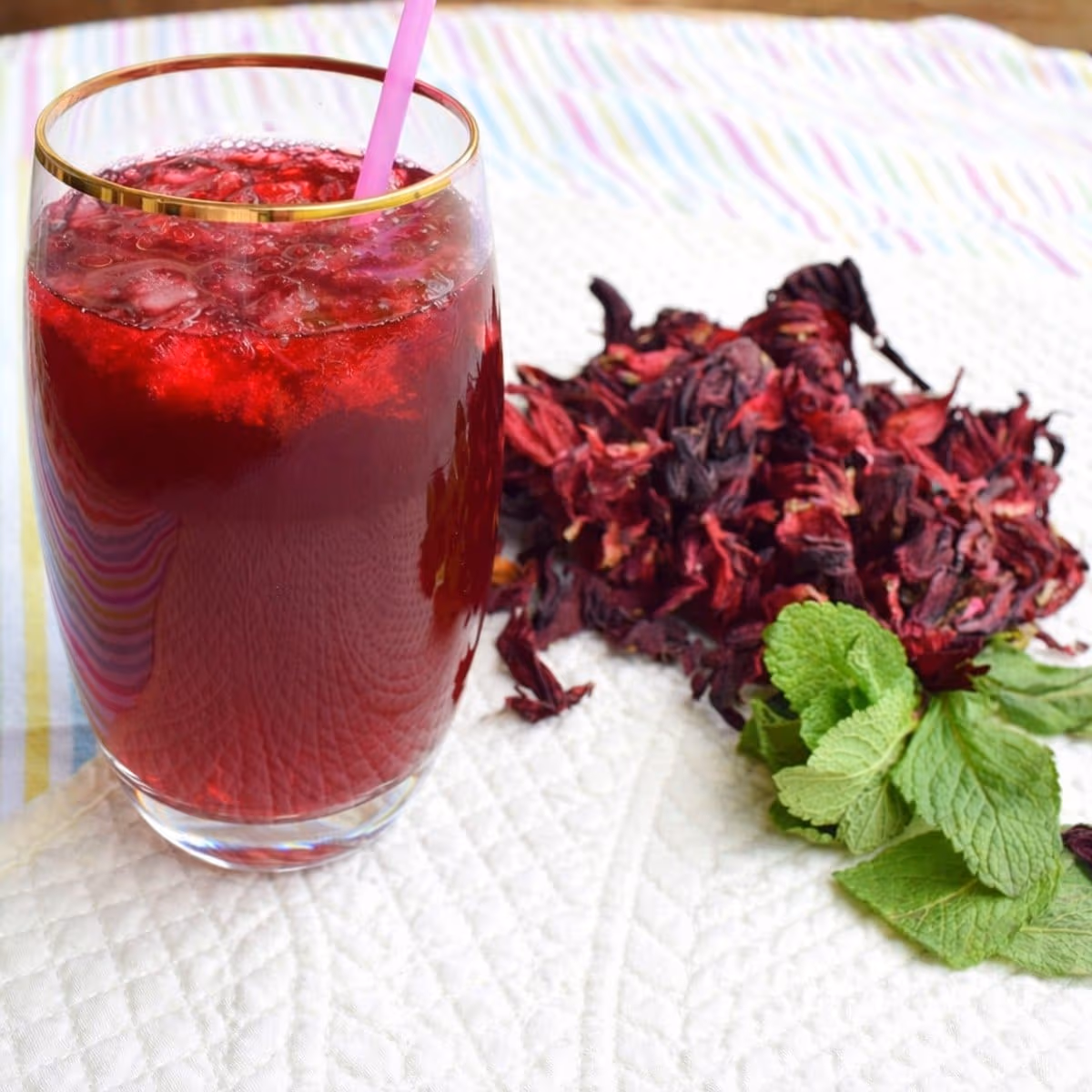 bissap and mint