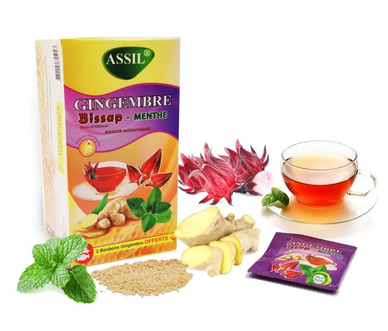 the naturel au gingembre bissap menthe assil p